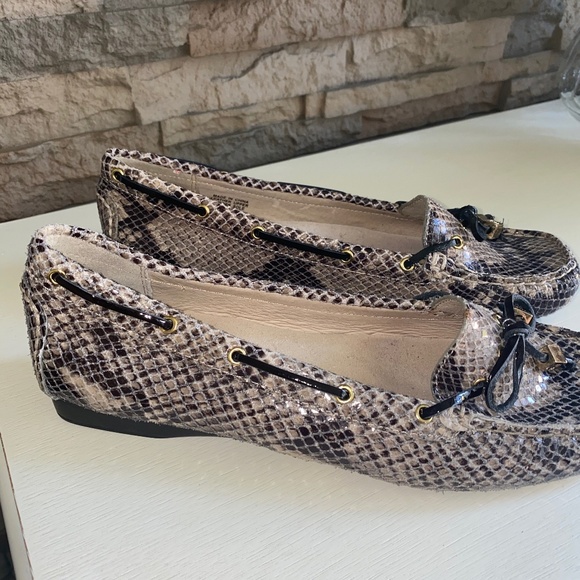Women's Michael Kors Animal Print Loafers - Picture 2 of 2